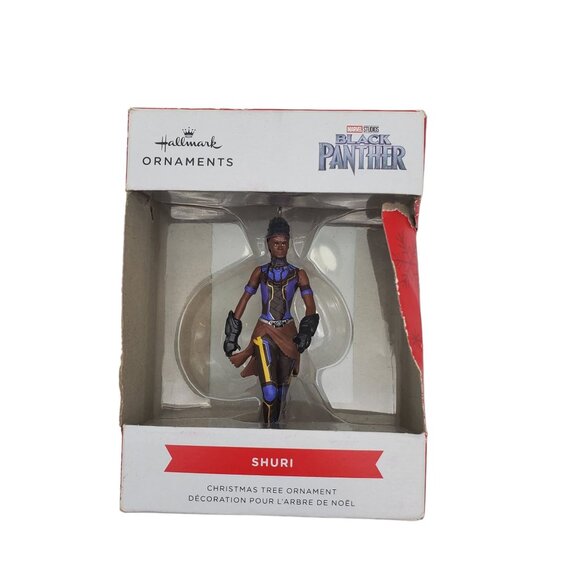 Hallmark Shuri Christmas Tree‎ Ornament Marvel Black Panther Legacy Series - Picture 1 of 13